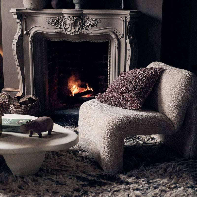 Harlem Textured Shaggy Cushion