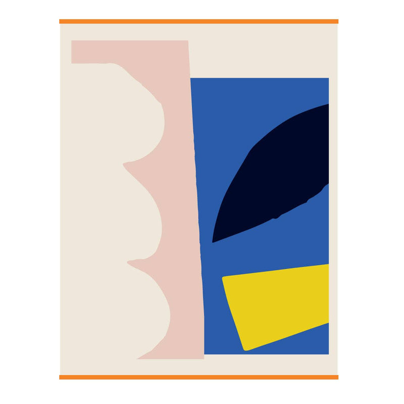 Cotton Knit Throw Blanket - Orbi Cobalt