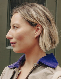 Mini Twist Huggie Hoop Earrings - Gold