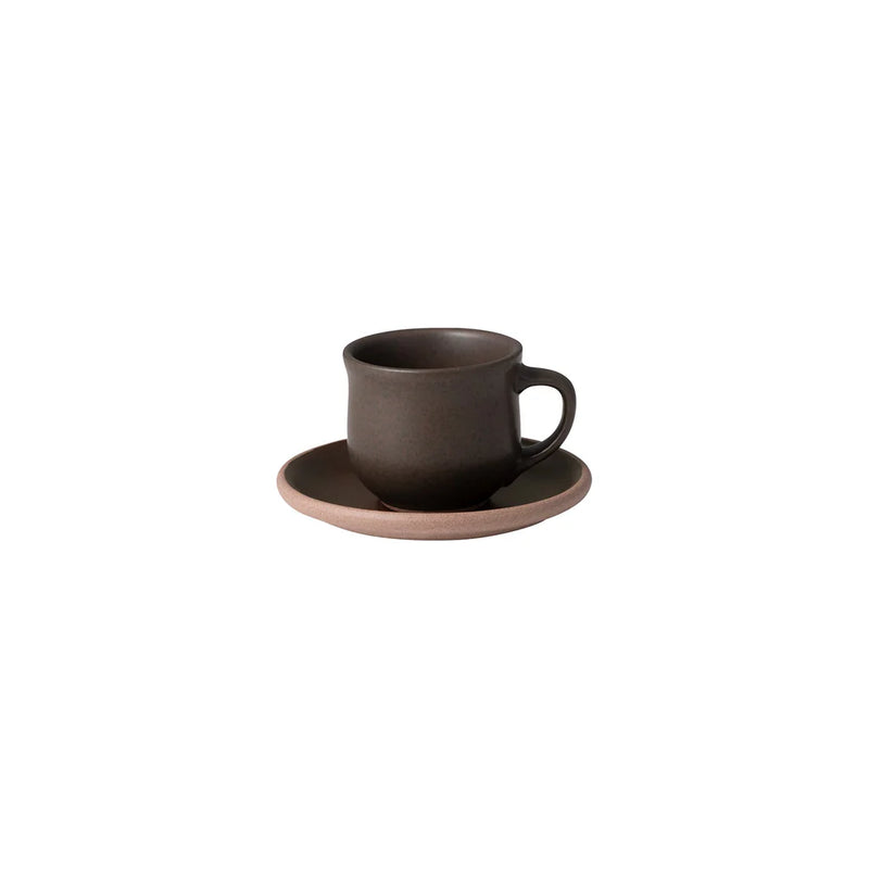 Mui Cup & Saucer 90ml - Brown