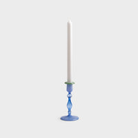 Candle Holder Salto Medium in Blue