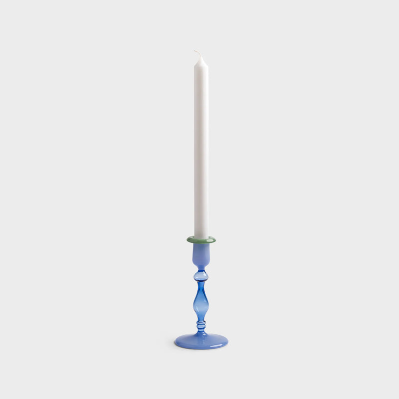 Candle Holder Salto Medium in Blue