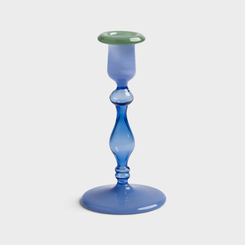 Candle Holder Salto Medium in Blue