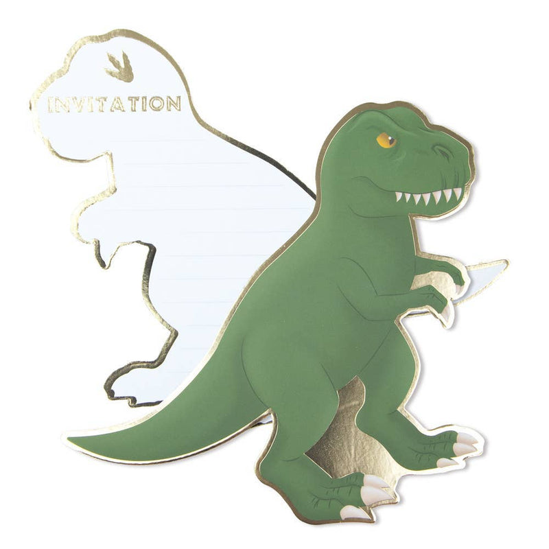 Dinosaur Invitations - Set of 8