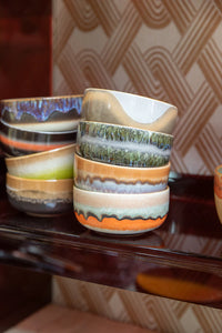 70s Ceramics Dessert Bowl - Reef
