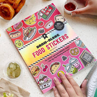 Draw-Along Food Sticker Book