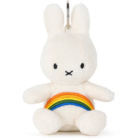 Miffy Corduroy Rainbow Keyring - White