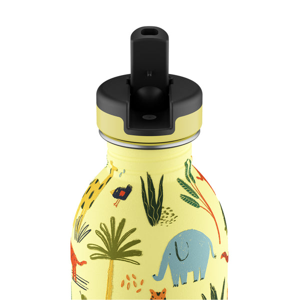 Kids Bottle with Straw - Jungle Friends