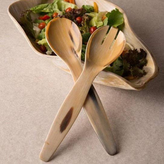 Horn Salad Servers: Light