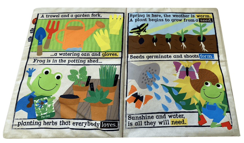 Nursery Times Crinkly Newspaper - All About Gardens