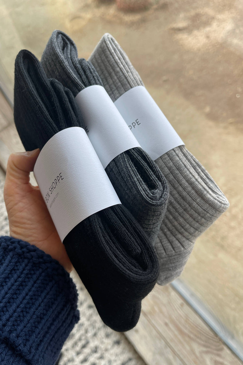 Schoolgirl Socks - Black