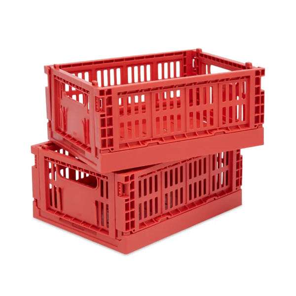 Colour Crate - Red - Mini Set of 2
