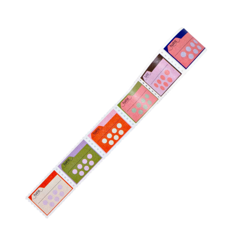 Habit Tracker Stamp Washi Tape