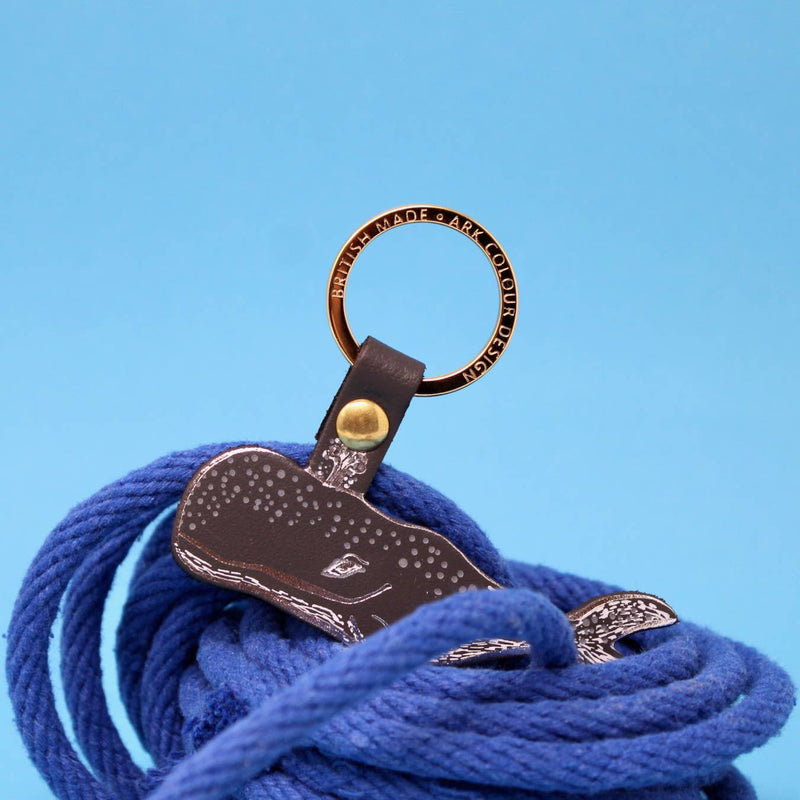 Humpback Whale Key Fob - Turquoise
