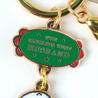 Peanuts World's Best Husband Keyring