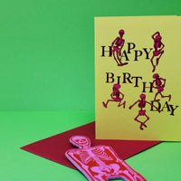 Skeleton Bookmark - Cream