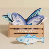 Market Fish Wooden Play Food Crate