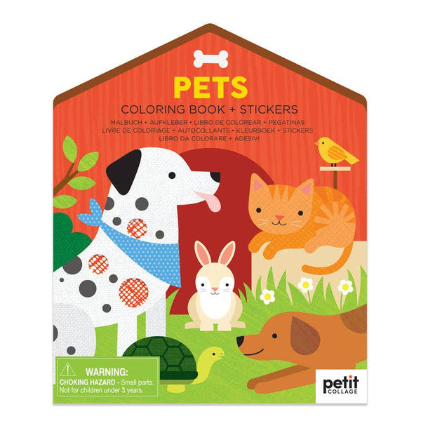 Colouring Book and Stickers - Pets