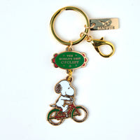 Peanuts World's Best Cyclist Keyring