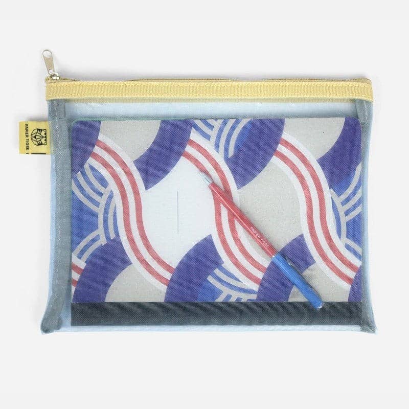 Mesh Pocket - Medium - Light Blue