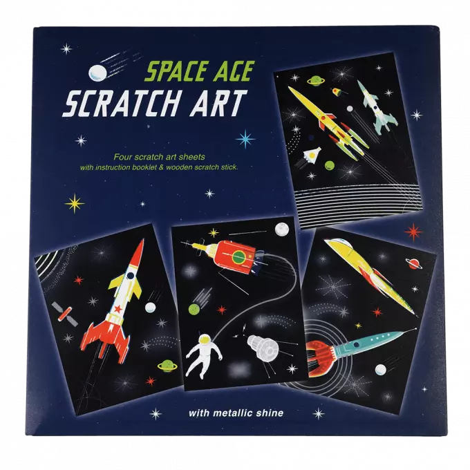 Scratch Art - Space Age