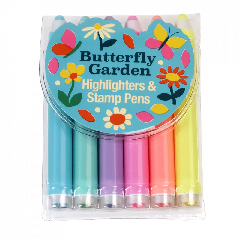 Highlighters & Stamp Pens - Butterfly