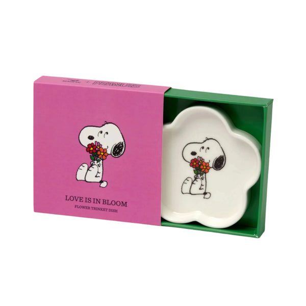 Peanuts Flower Shaped Trinket Dish - Love Is In Bloom