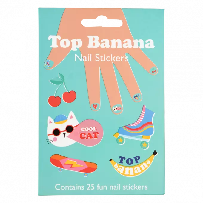 Top Banana Nail Stickers