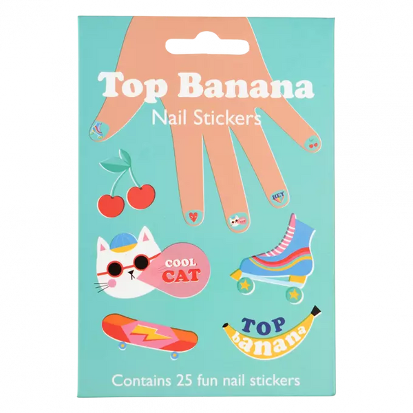 Top Banana Nail Stickers