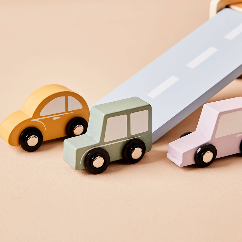 Wooden Ferry Toy Playset with Cars