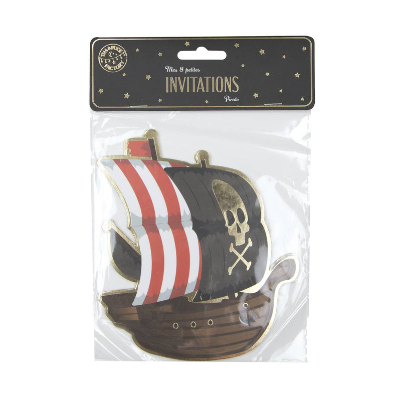 Pirate Invitations - Set Of 8