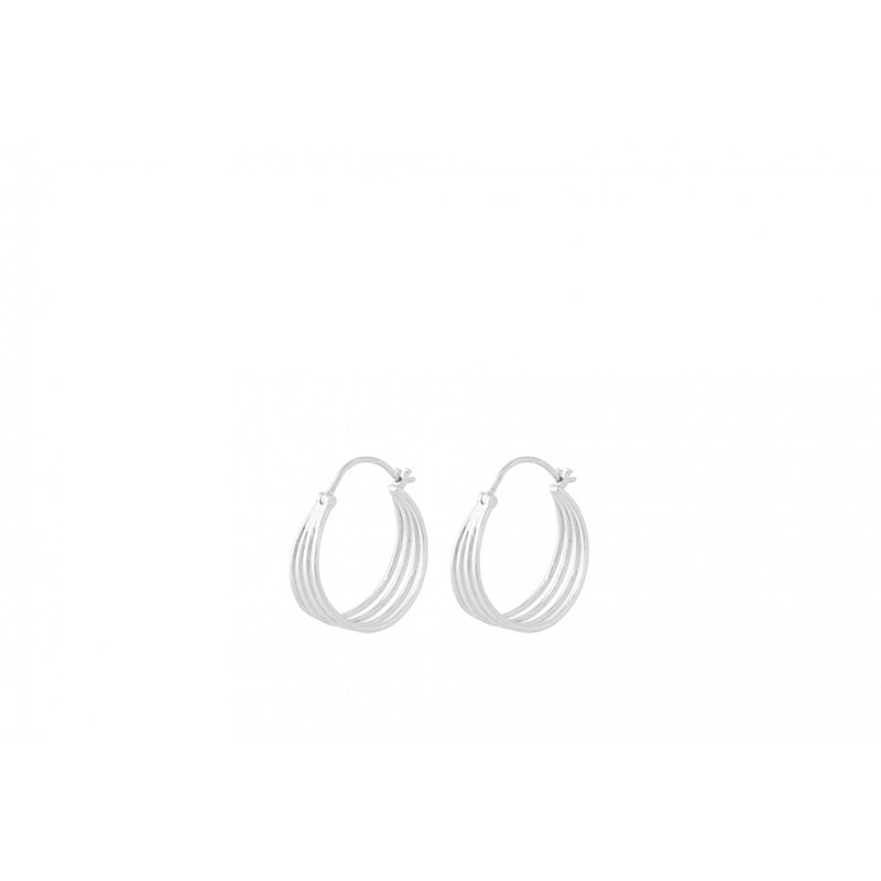 Midnight Sun Earrings - Silver