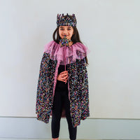 Ruffled Dazzle Sequin Cape