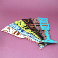 Wine Glass Bookmark - Apple Green