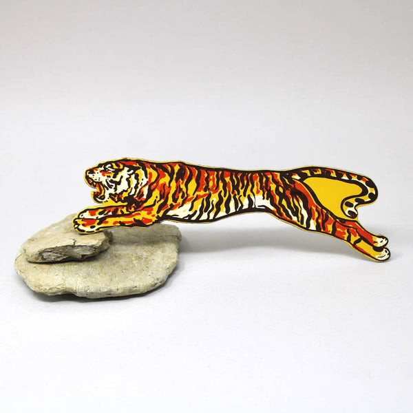 Tiger Bookmark - Orange