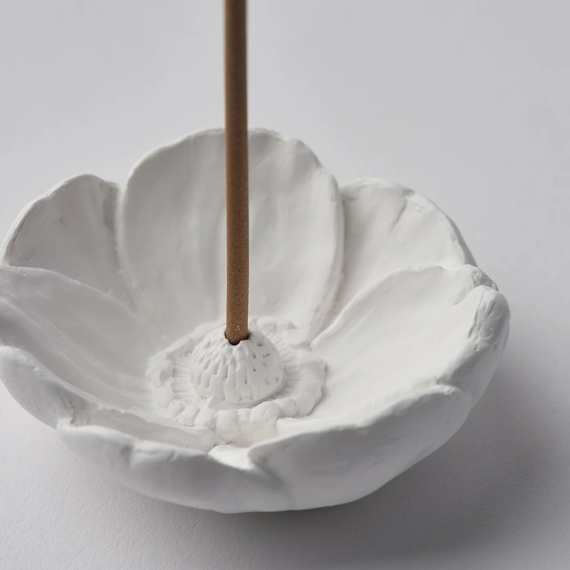 Incense Holder - Anemone Flower