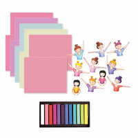 Pastel Dancers Art Kit