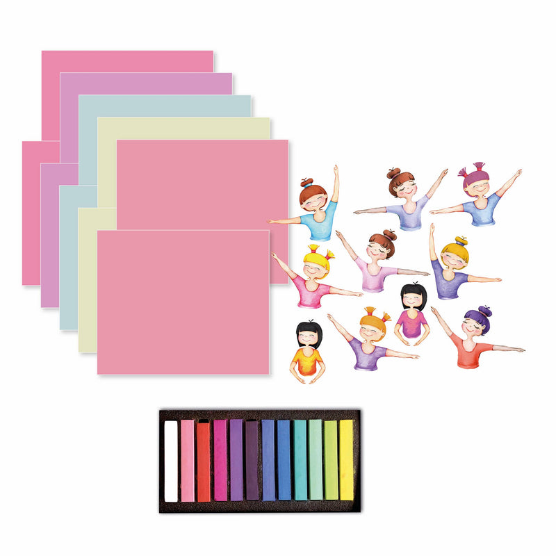 Pastel Dancers Art Kit