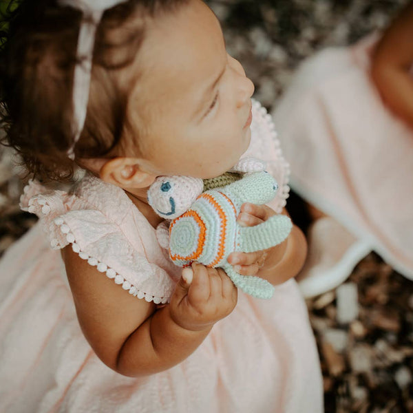 Crochet Turtle Rattle