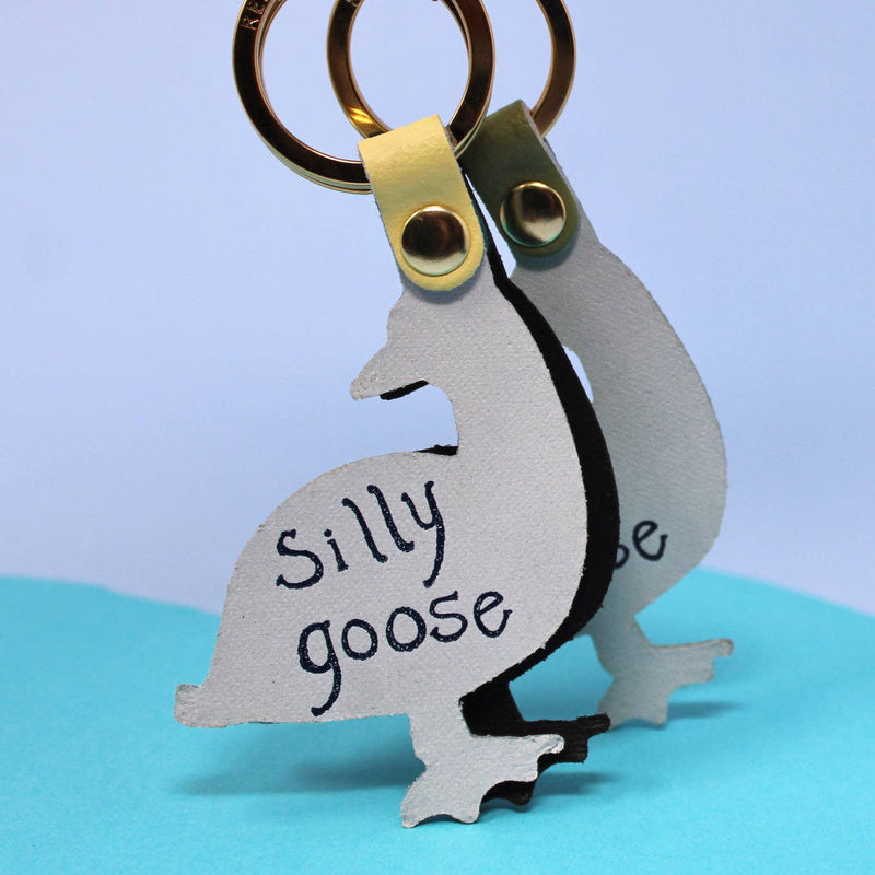 Silly Goose Key Fob - Teal