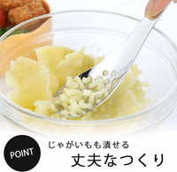 Tsubame Mirror Polished Stainless Steel Slotted Renge Spoon 18cm