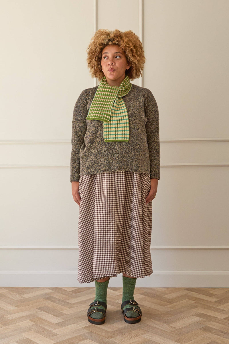 Fine Merino Wool Socks - Green: UK 8-11