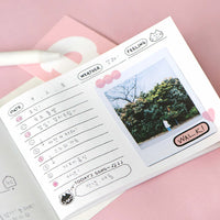 Iconic Doodle Daily Mini Notebook - Indi Pink