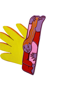 Farted in Yoga Bookmark - Lilac