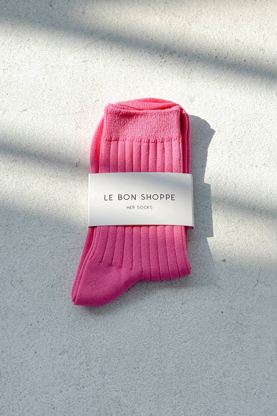 Her Socks - Bright Pink