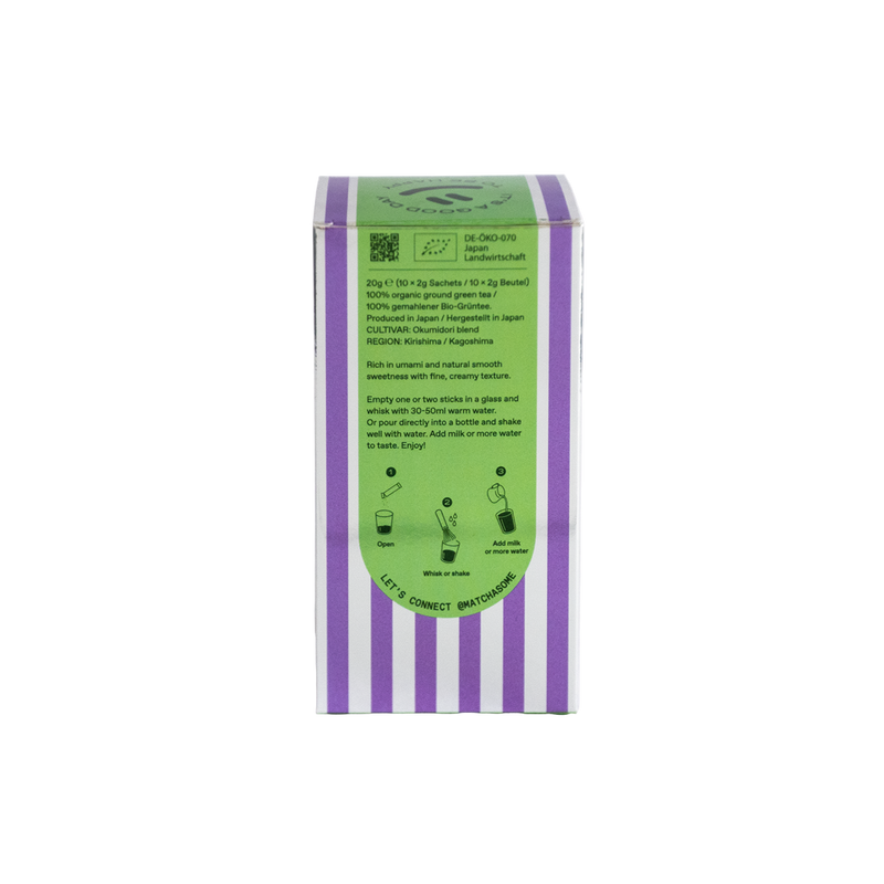 Organic Ceremonial Matcha Single Serve Sticks