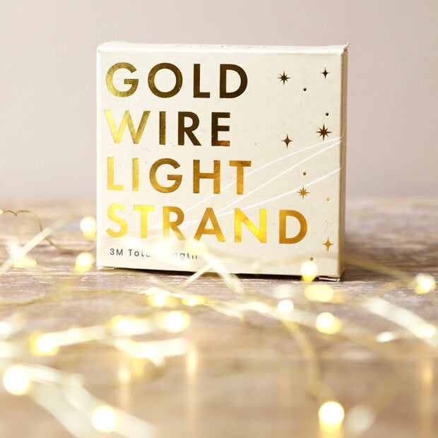 Gold Wire Light Strand