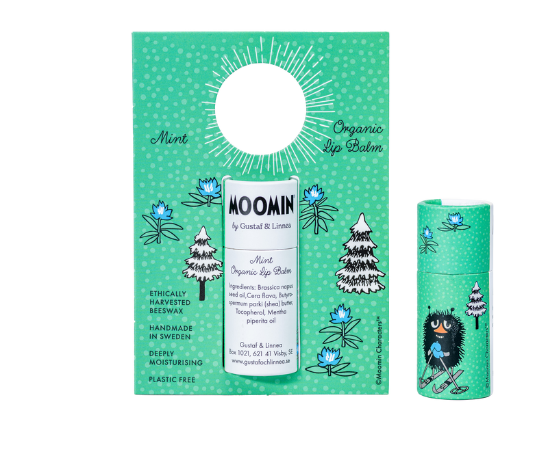Moomin Organic Beeswax Lip Balm - Mint