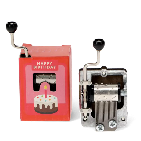 Hand-crank music box (Assorted) - Happy Birthday
