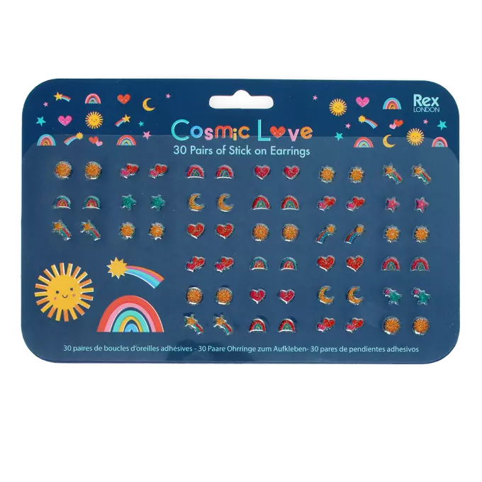 Cosmic Love Stick on Earrings